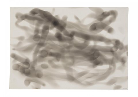 SMOKE DRAWING 77, 1990