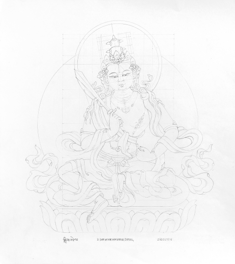 SARVAVIKAMVIRNI-DISPEL_2005-2006_Pencil-on-Paper_375-x-335-cm