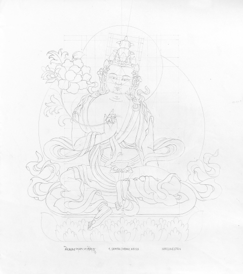 SEMPA-CHOENU-white_2005-2006_Pencil-on-Paper_375-x-335-cm-