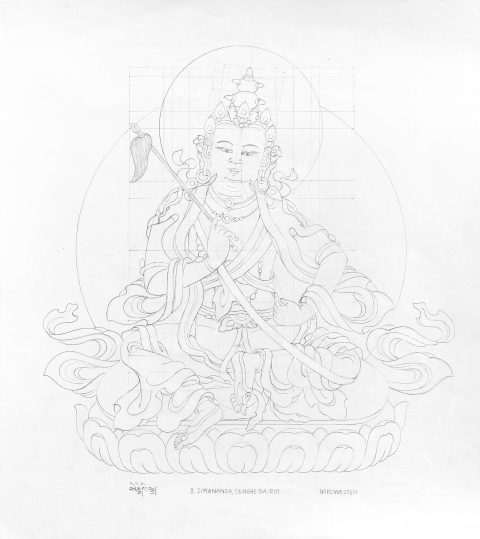 SIMANANDA-SENGHE-DA-red_2005-2006_Pencil-on-Paper_375-x-335-cm-